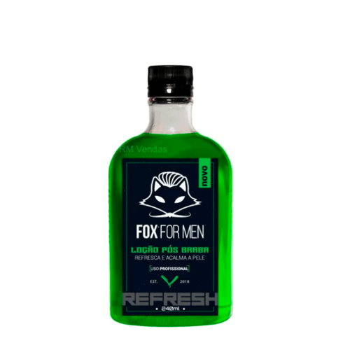 Loção Pós Barba Menthol 240ml Fox Men